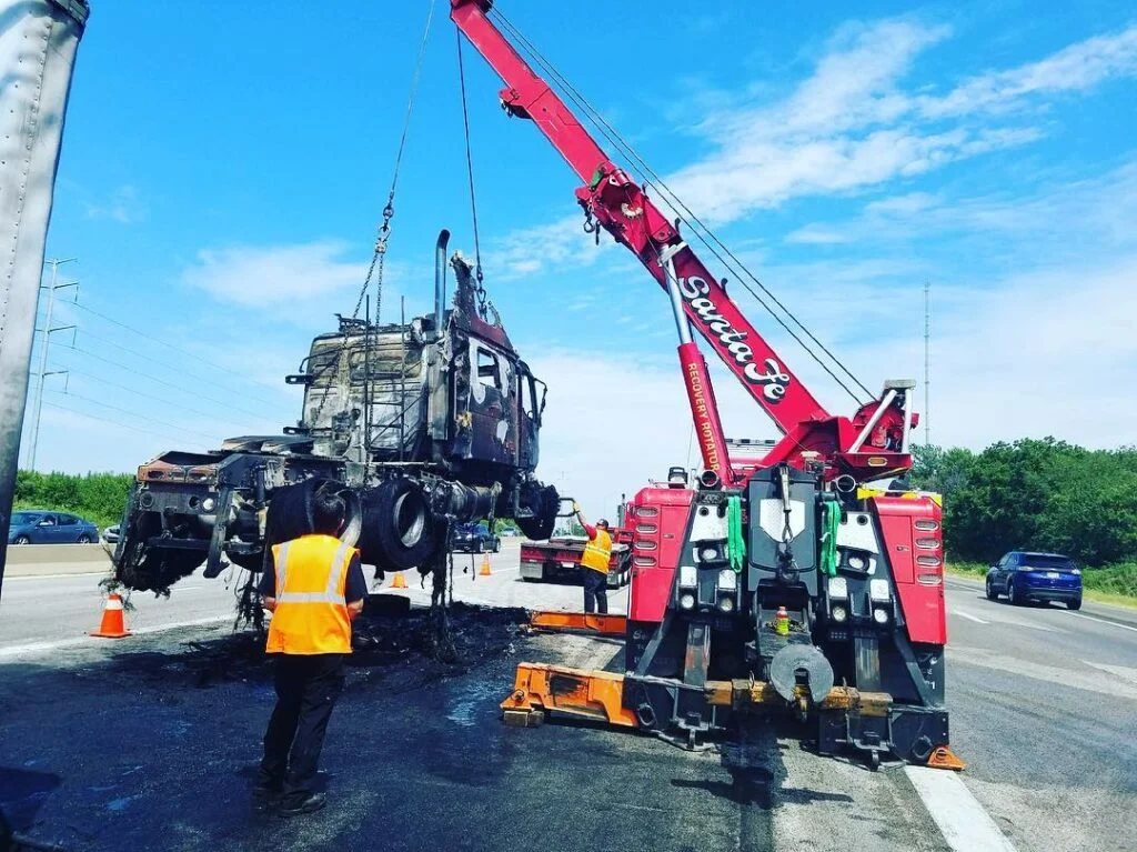 tractor trailer towing